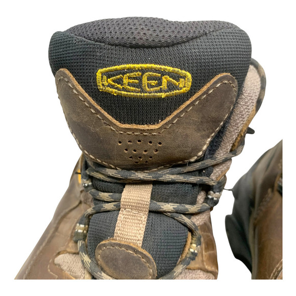 Keen Targhee II Mid Hiking Boots Men\'s Sz 13 W Wide Shitake/Brindle 1012126 READ main image 4